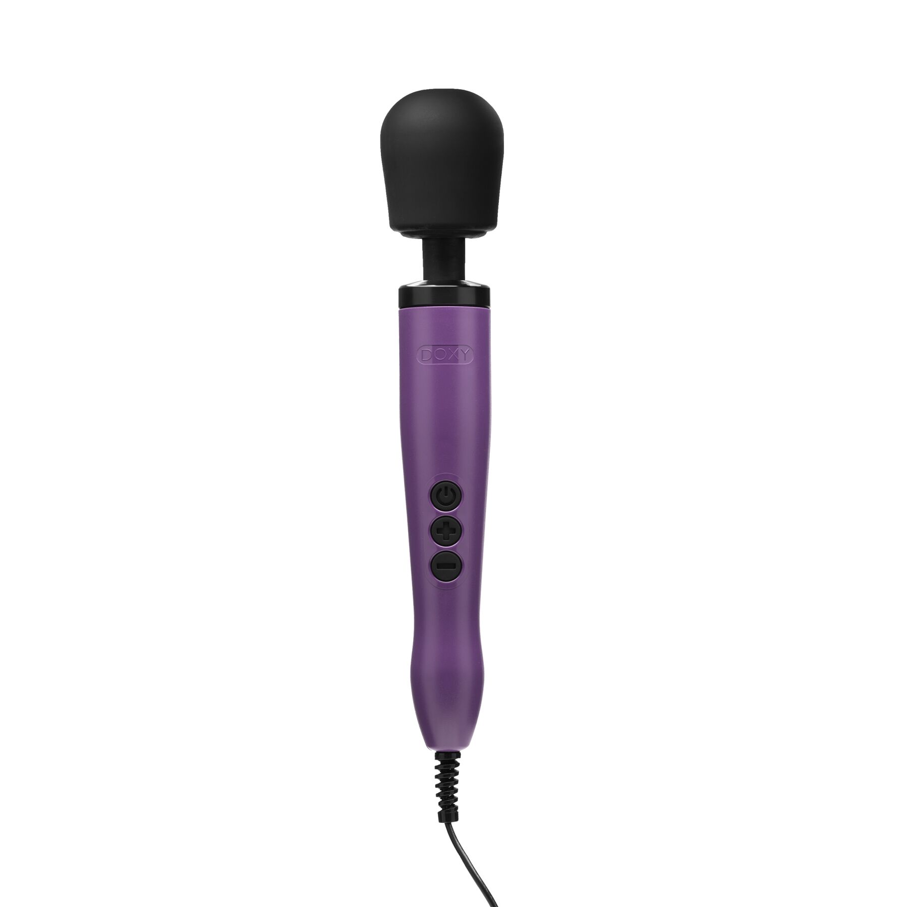 Вібромасажер DOXY Original Purple, дуже потужний, живлення 220В, пульсівні вібрації - Зображення 3