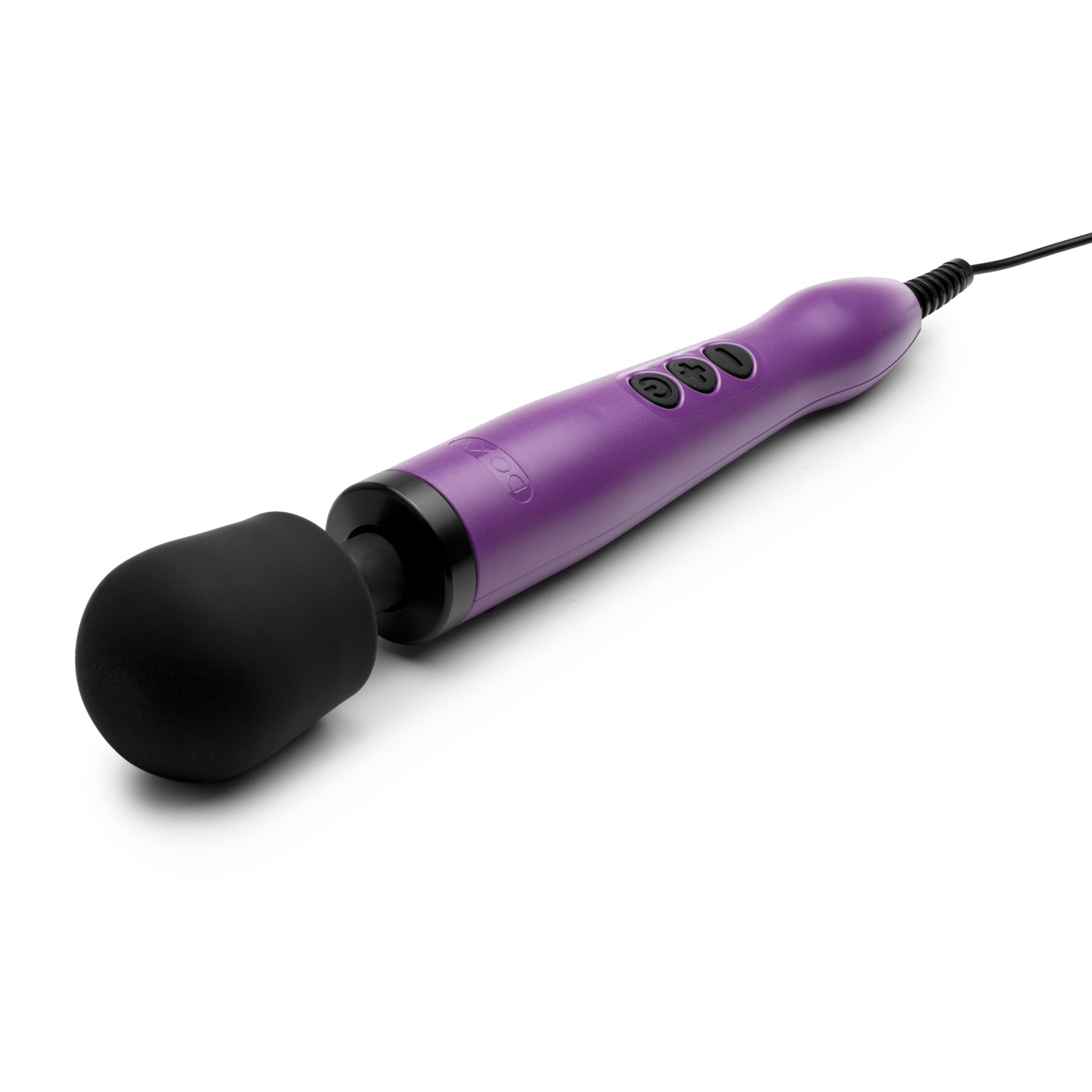 Вібромасажер DOXY Original Purple, дуже потужний, живлення 220В, пульсівні вібрації - Зображення 4