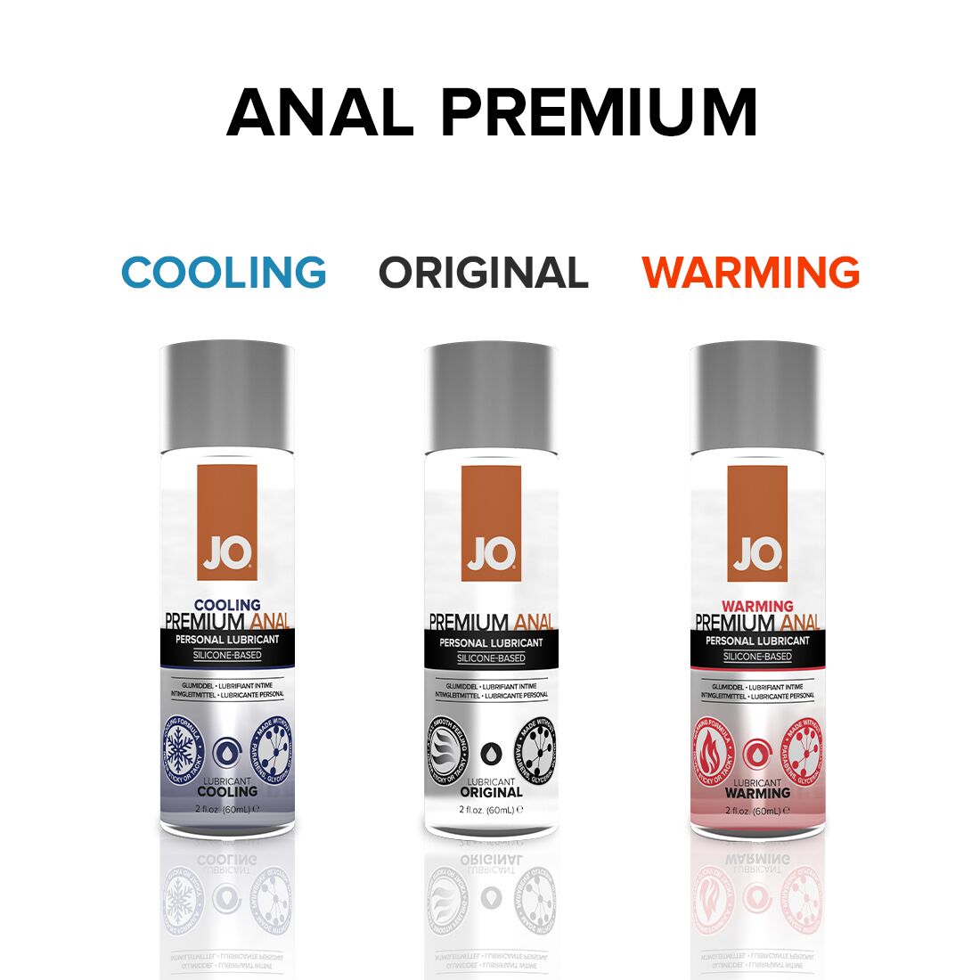 Силіконовий лубрикант JO ANAL PREMIUM WARMING 60 мл