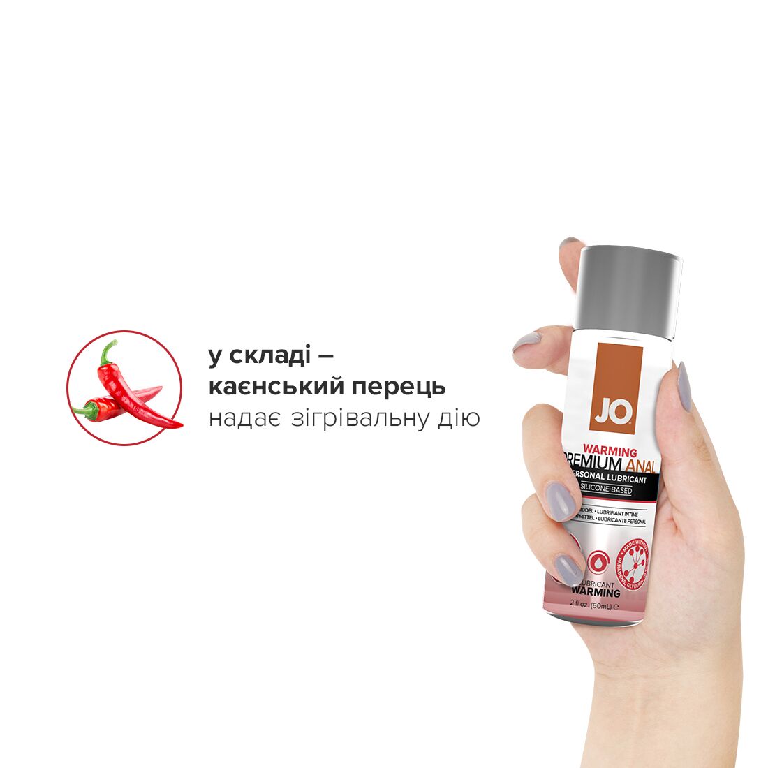 Силіконовий лубрикант JO ANAL PREMIUM WARMING 60 мл