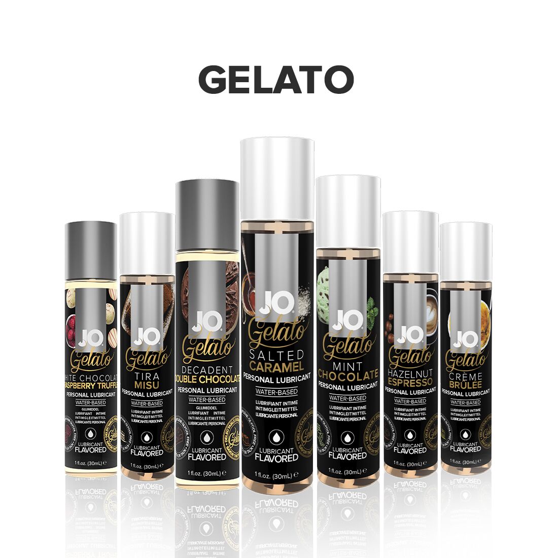 Лубрикант JO GELATO Salted Caramel 30 мл, без цукру та парабенів