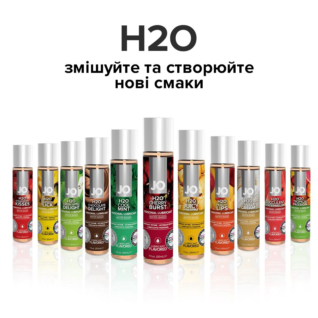 Лубрикант на водній основі JO H2O Cherry Burst 30 мл