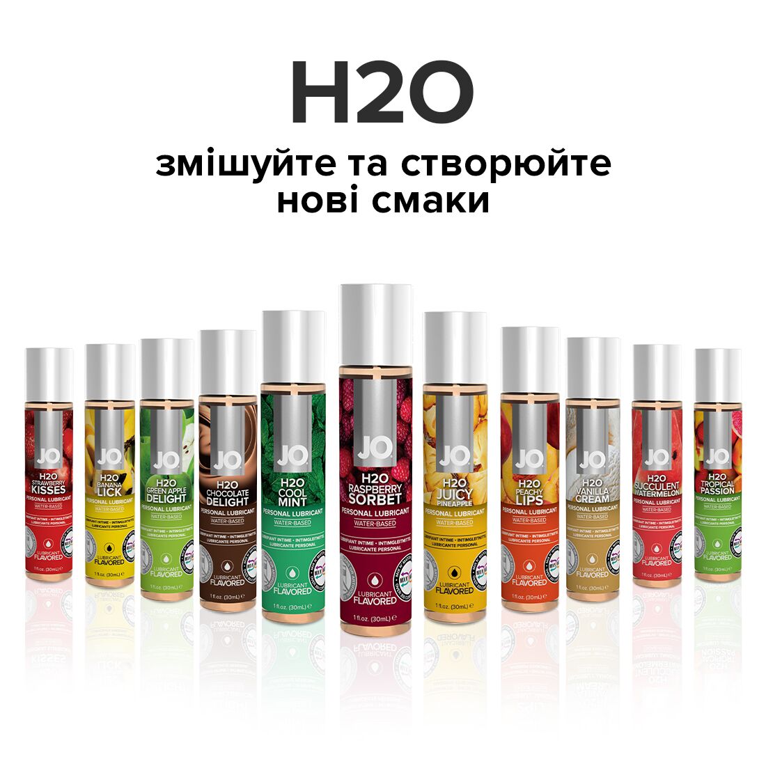 Змазка на водній основі JO H2O Raspberry Sorbet 30 мл
