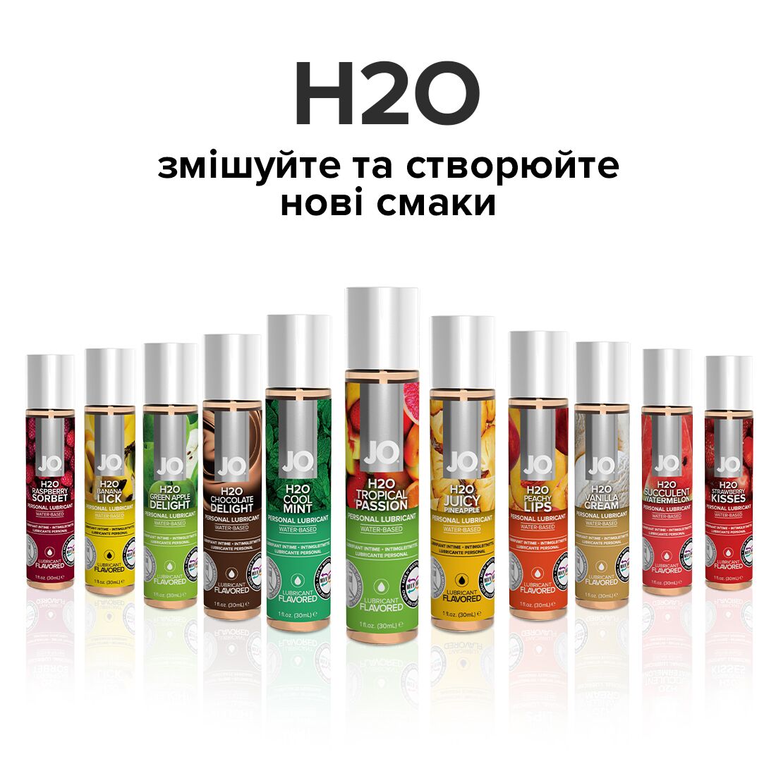 Лубрикант на водній основі JO H2O — Tropical Passion, 30 мл