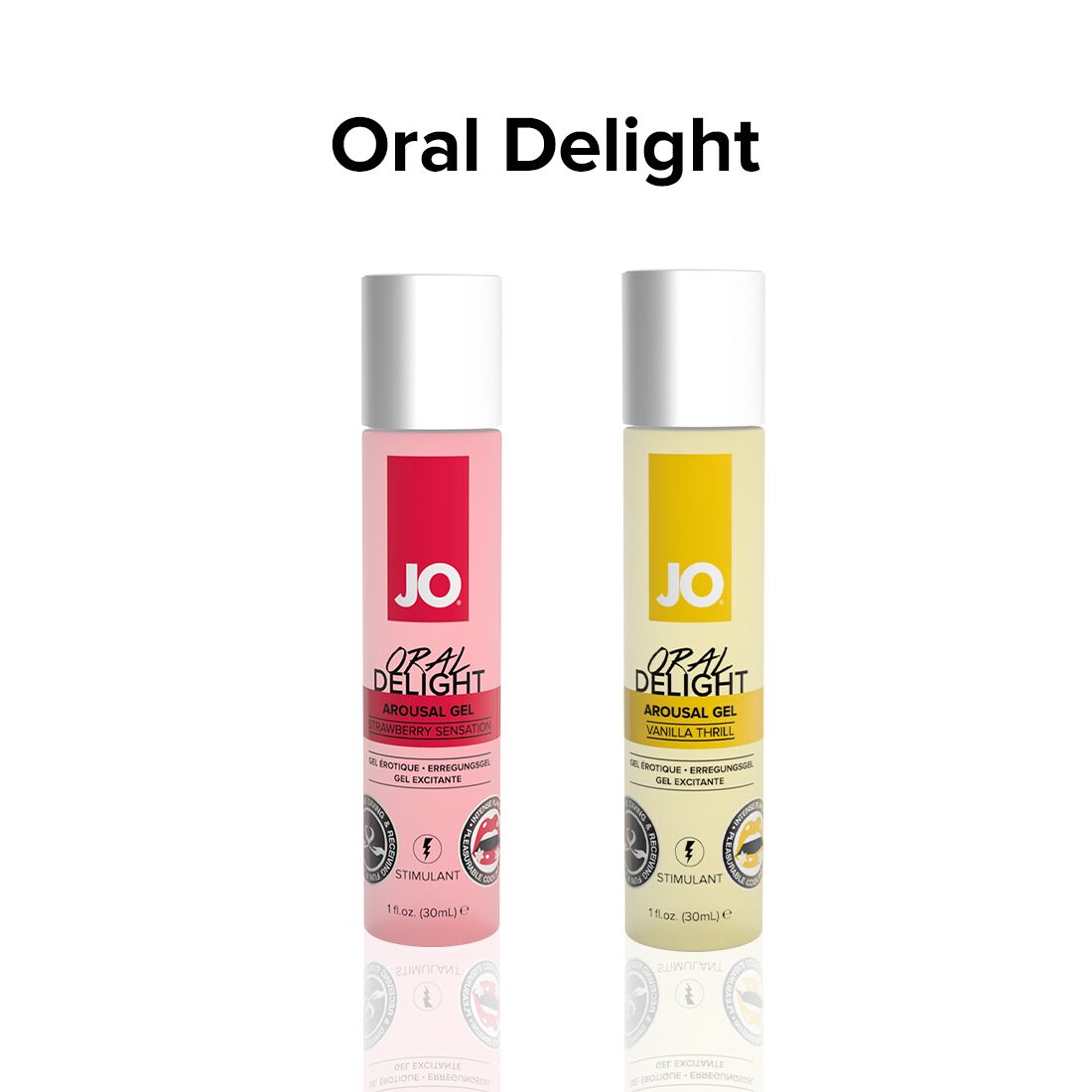 Гель для оральних пестощів JO Oral Delight — Полуничний смак, 30 мл