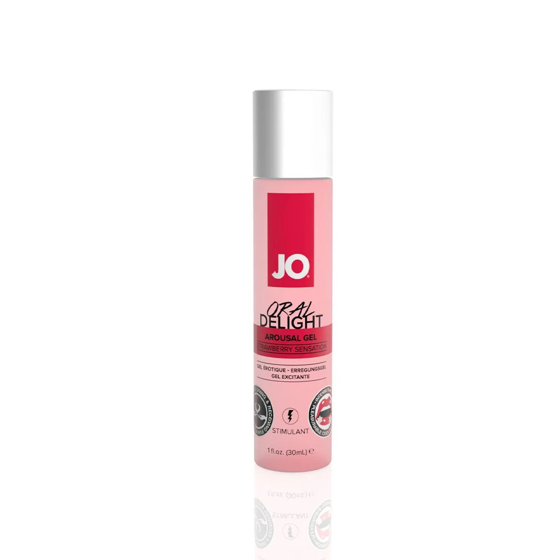 Гель для оральних пестощів JO Oral Delight — Полуничний смак, 30 мл