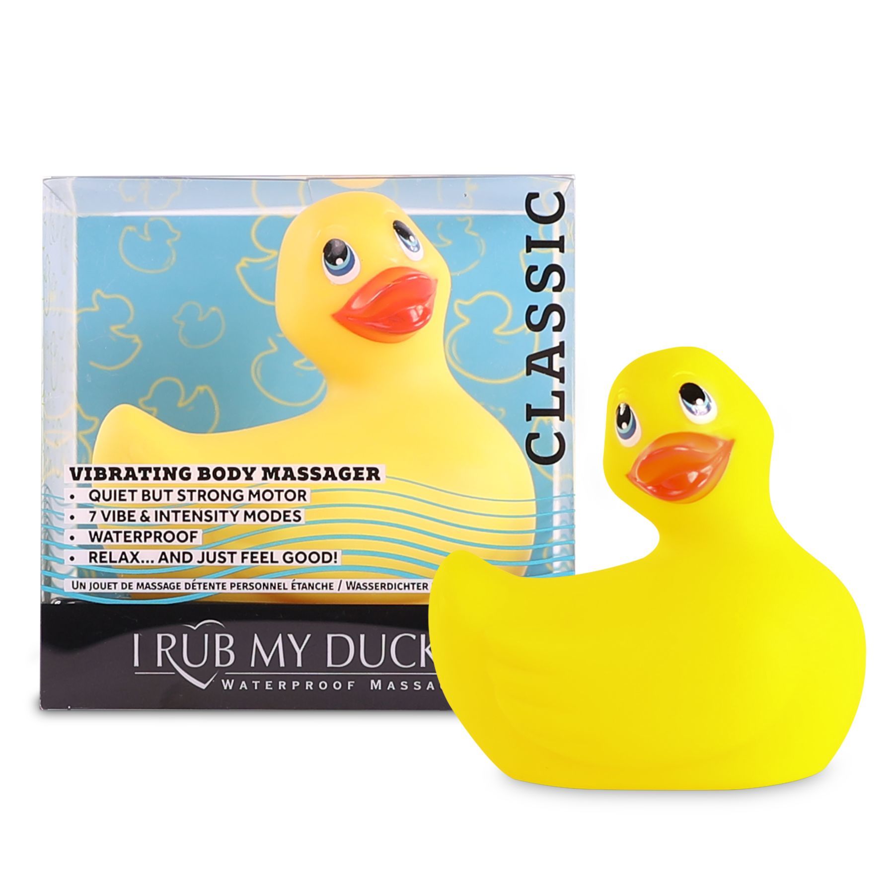 Вібромасажер I Rub My Duckie - Classic Yellow v2.0, стильний комфорт - Зображення 3