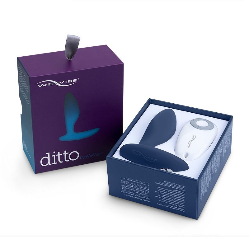 Інтимна смарт-вібропробка We-Vibe Ditto Moonlight Blue з пультом
