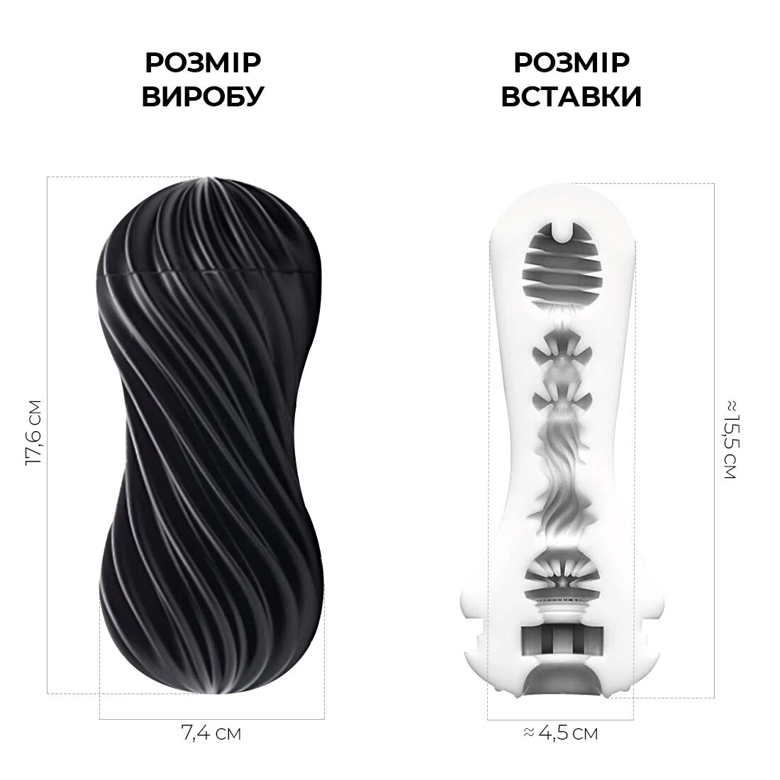 Мастурбатор Tenga Flex Rocky Black зі змінною інтенсивністю - Зображення 3