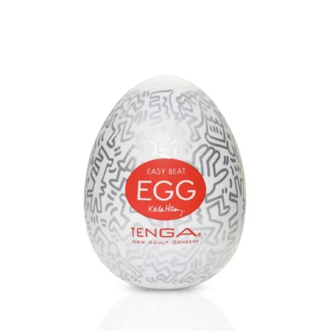 Мастурбатор-яйце Tenga Keith Haring Egg Party - естетичне задоволення