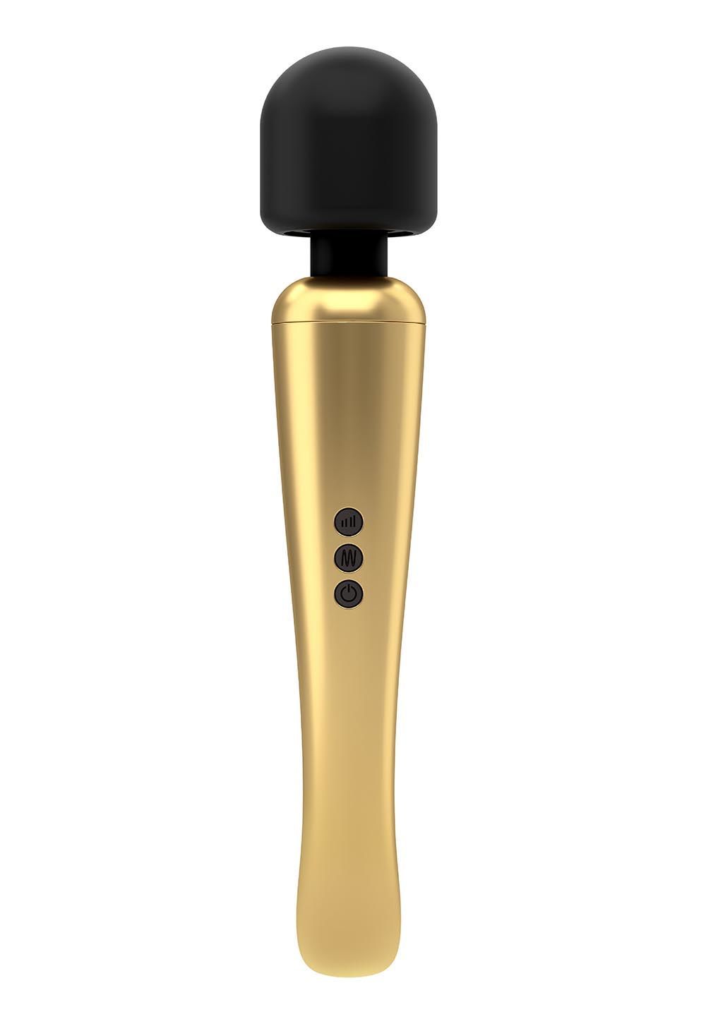 Перезаряджаємий вібромасажер Dorcel Megawand Gold, 160 режимів - Зображення 3