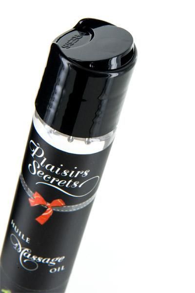 Масажна олія Plaisirs Secrets Strawberry 59 мл, їстівна, з афродизіаками - Зображення 3