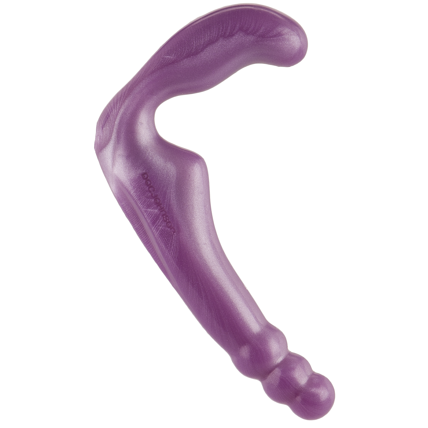 Безремінний страпон Doc Johnson The Gal Pal Purple, платинум силікон, діаметр 3 см