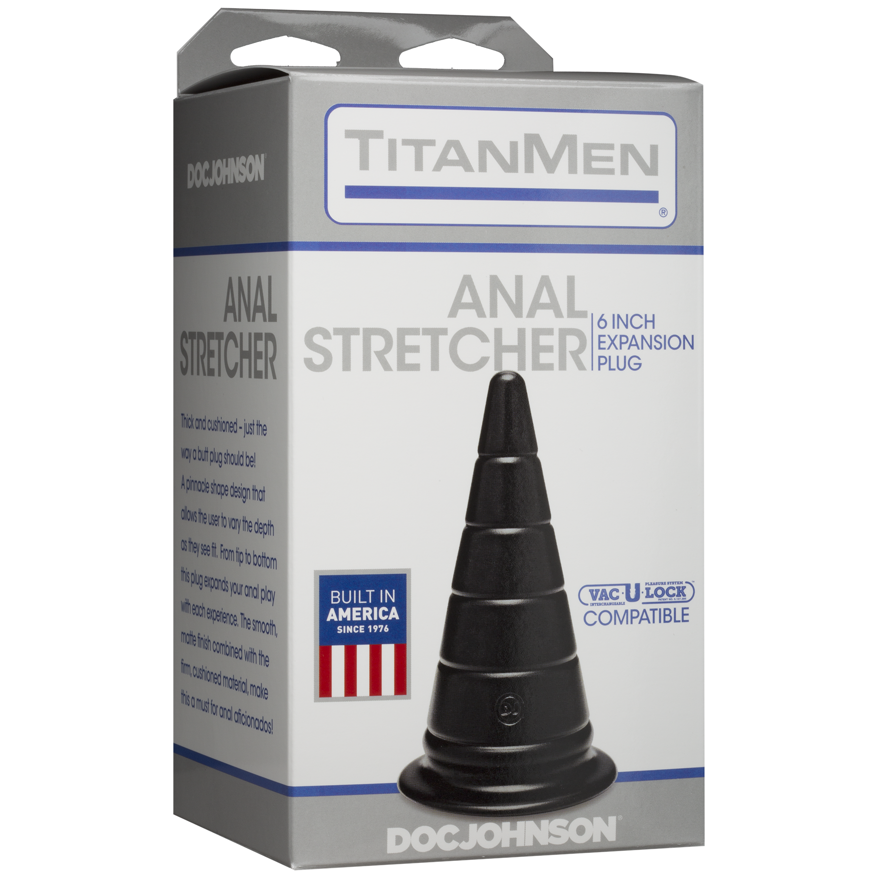 Doc Johnson TitanMen Anal Stretcher, 6 Inch Plug, Ø 6.6 cm - Зображення 2