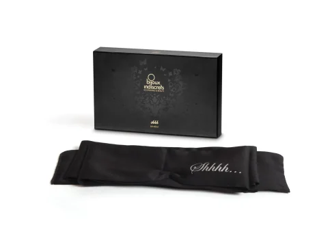 Пов’язка-стрічка 2в1 Bijoux Indiscrets: Shhh (пов’язка на очі і стрічка для зв’язування)