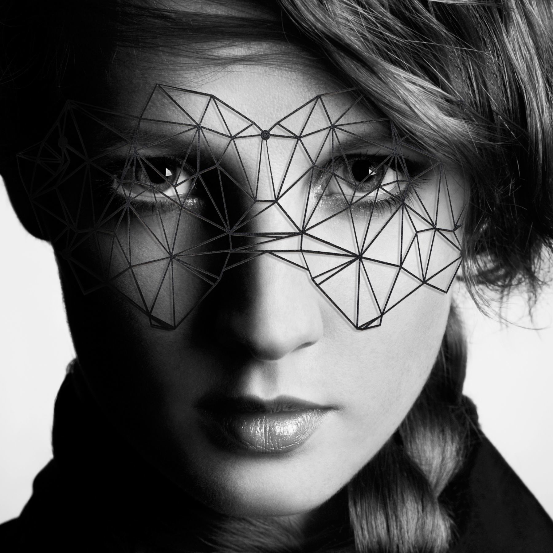 Вінілова маска для обличчя Bijoux Indiscrets Kristine, клейове кріплення - Зображення 3