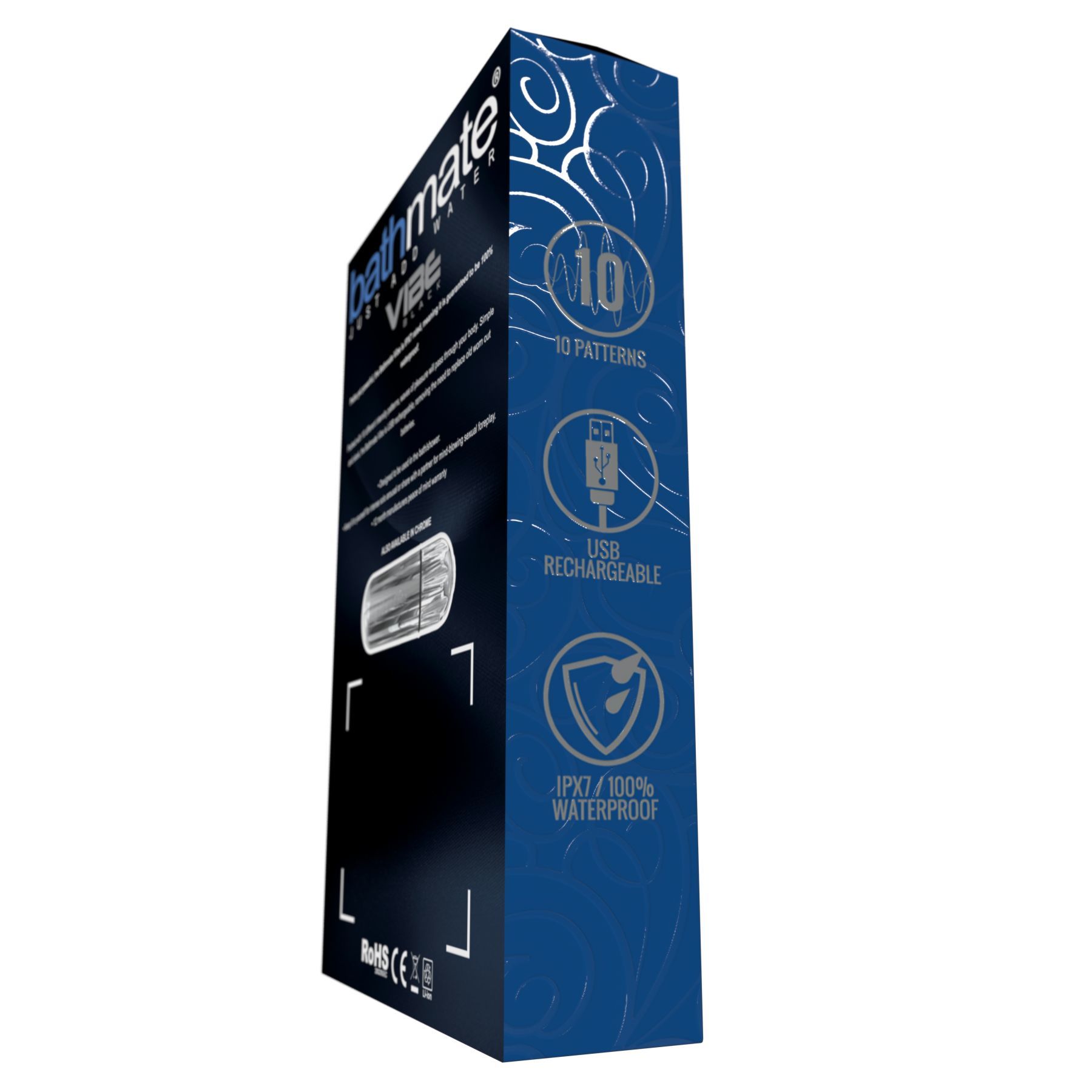 Bathmate Vibe Bullet Black: Потужна Вібропуля з Вологозахистом