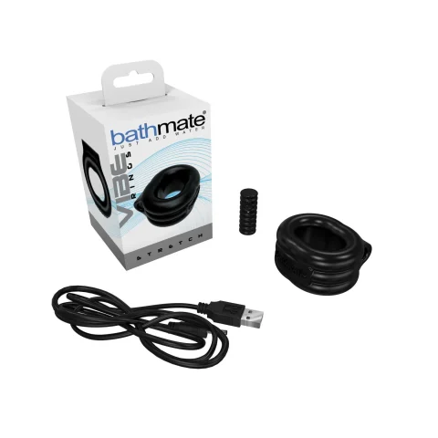 Ерекційне віброкільце Bathmate Vibe Ring Stretch з вібрацією