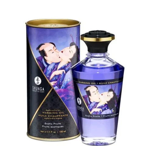 Shunga Aphrodisiac Warming Oil – Exotic Fruits (100 мл)