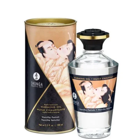 Shunga Aphrodisiac Warming Oil – Vanilla Fetish, 100 мл