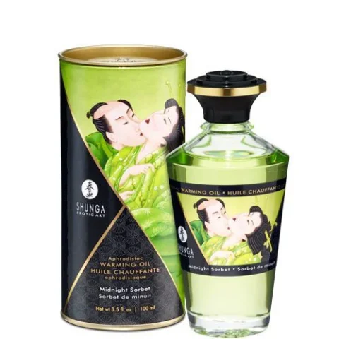 Shunga Aphrodisiac Warming Oil – Midnight Sorbet, 100 мл