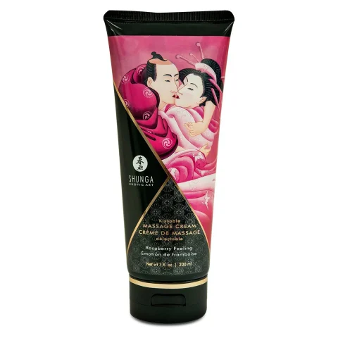 Їстівний масажний крем Shunga Raspberry Feeling, 200 мл