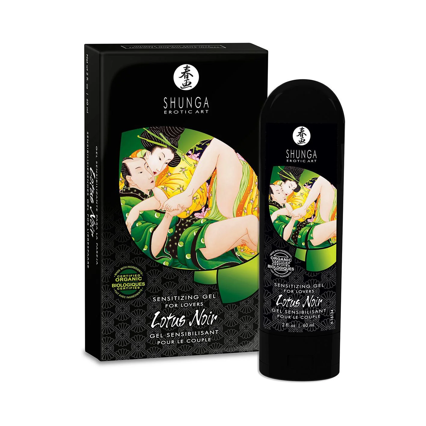 Shunga LOTUS NOIR гель для пар з вітаміном Е, 60 мл