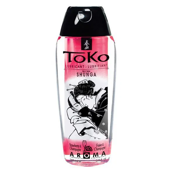 Лубрикант Shunga Toko AROMA з ароматом полуниці, 165 мл