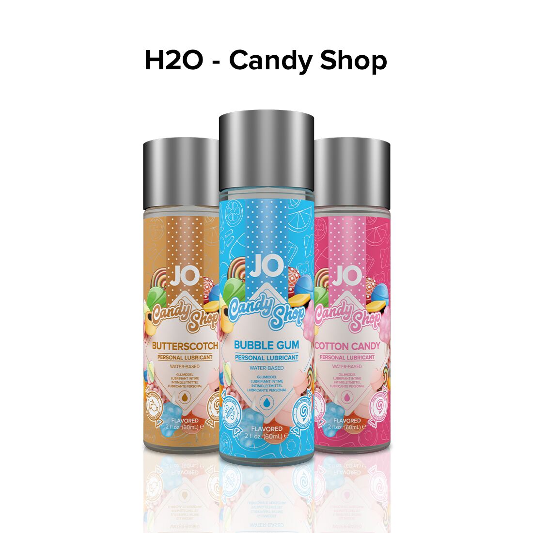 Лубрикант на водній основі JO H2O, 60 мл, Cotton Candy