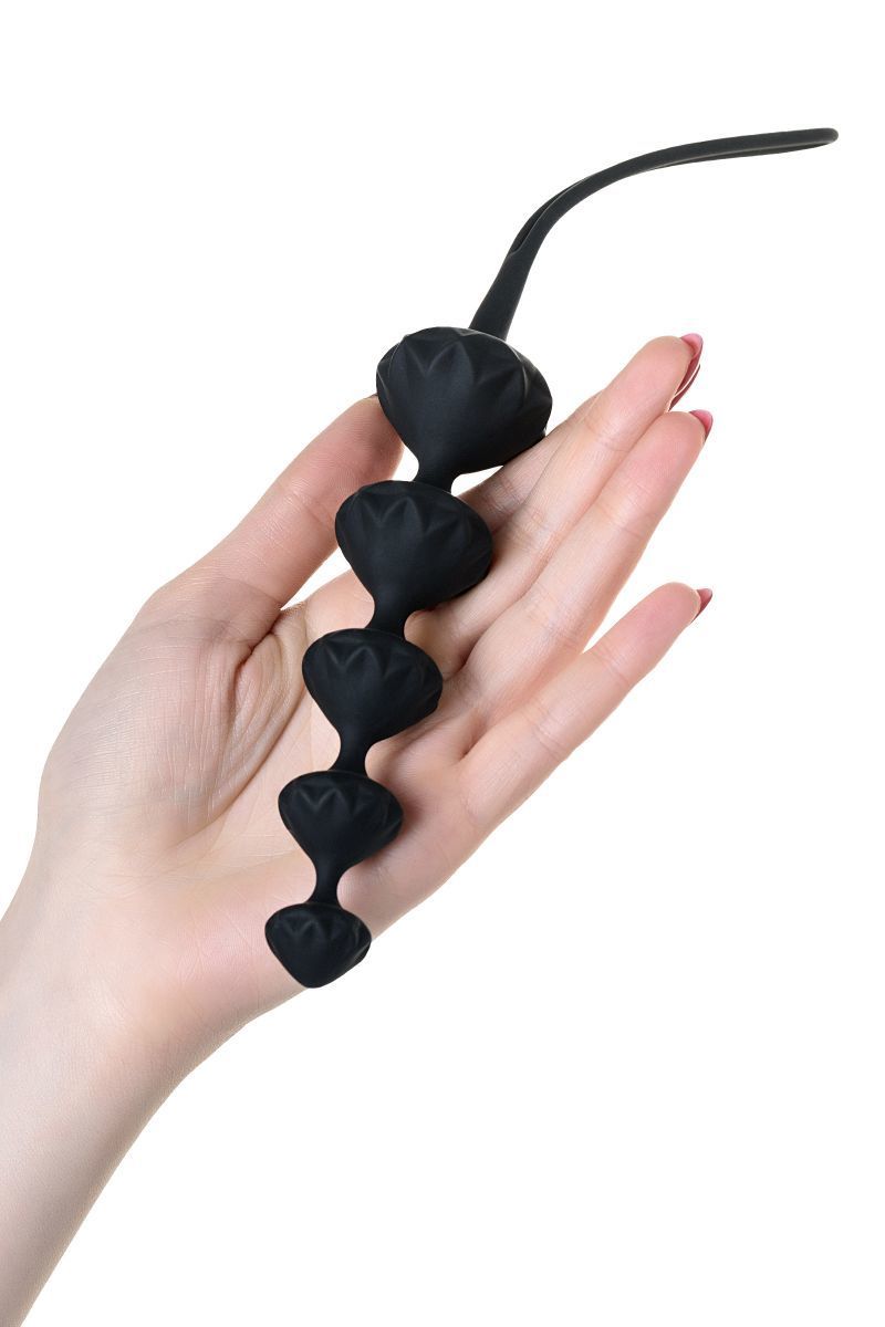 Набір анальних намистин Satisfyer Beads Black, силікон - Зображення 4