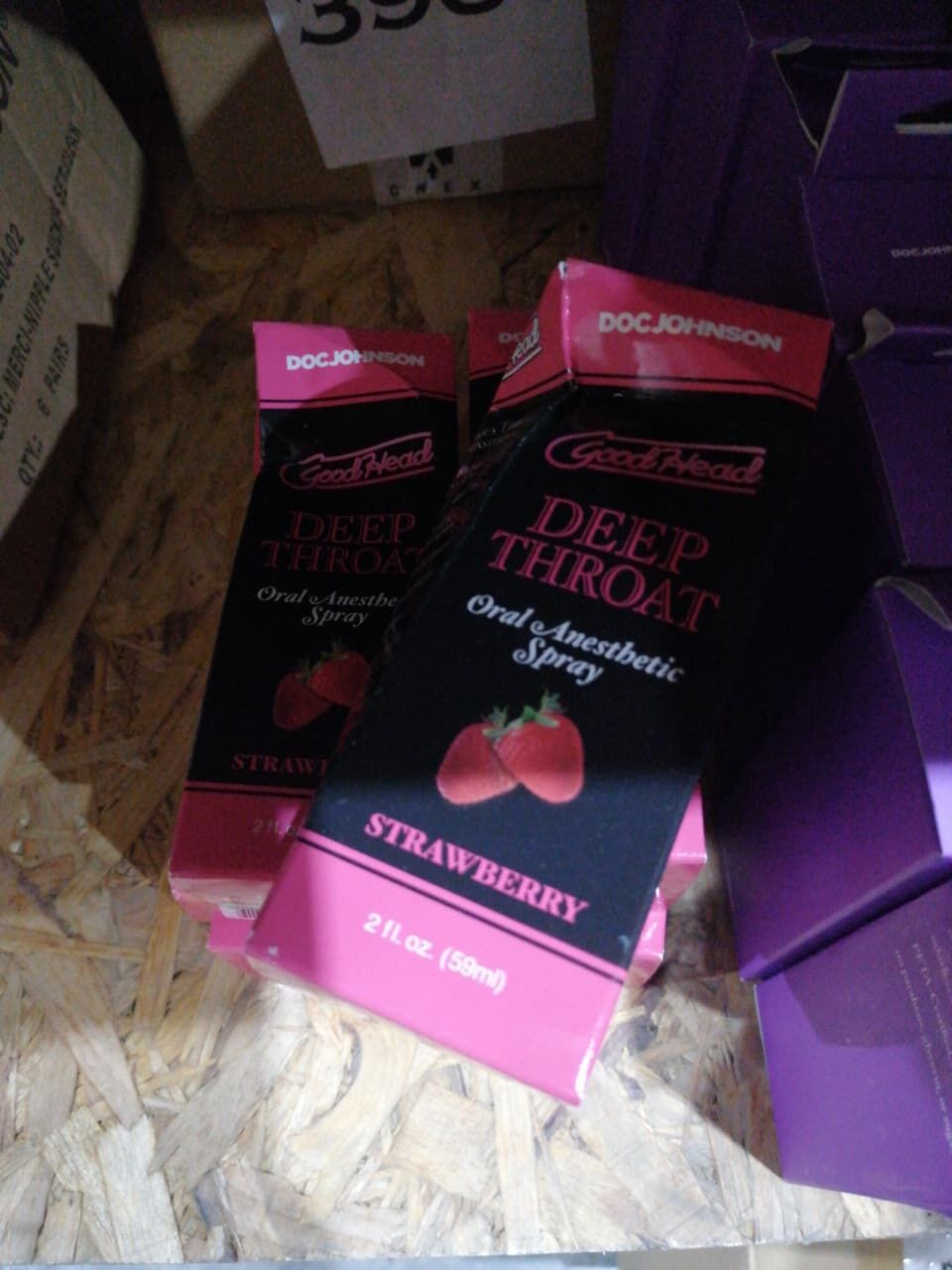 Розпродаж! Спрей для мінету Doc Johnson GoodHead DeepThroat Spray - Strawberry 59мл (термін 01.26)