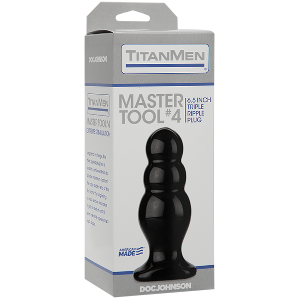 Анальний стимулятор Doc Johnson Titanmen Tools Master, 6,6 см діаметр - Зображення 2