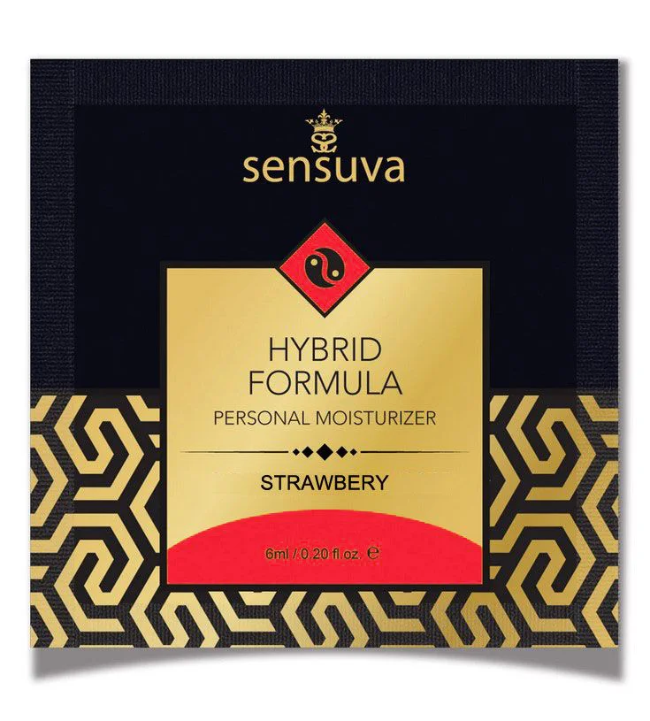 Лубрикант Sensuva Hybrid Formula Strawberry, 6 мл