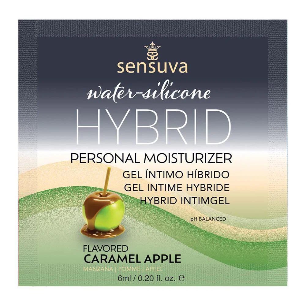 Гібридний лубрикант Sensuva Caramel Apple 6 мл, довге ковзання