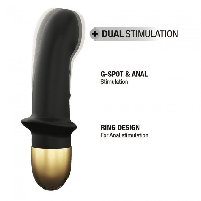 Вібратор Dorcel Mini Lover Black 2.0, перезаряджуваний, 10 режимів