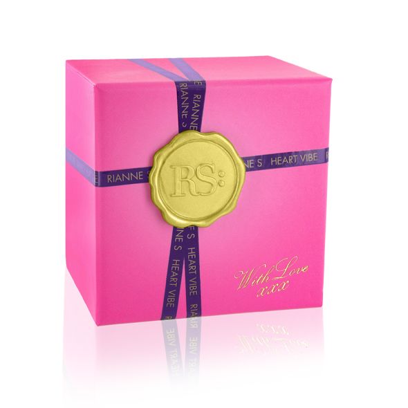 Вібратор-сердечко Rianne S: Heart Vibe Rose, 10 режимів, медичний силікон, подарункове паковання - Зображення 4