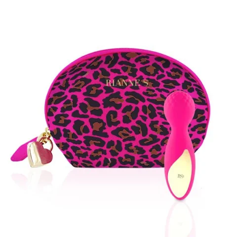 Мінівібромасажер Rianne S: Lovely Leopard Pink, 10 режимів