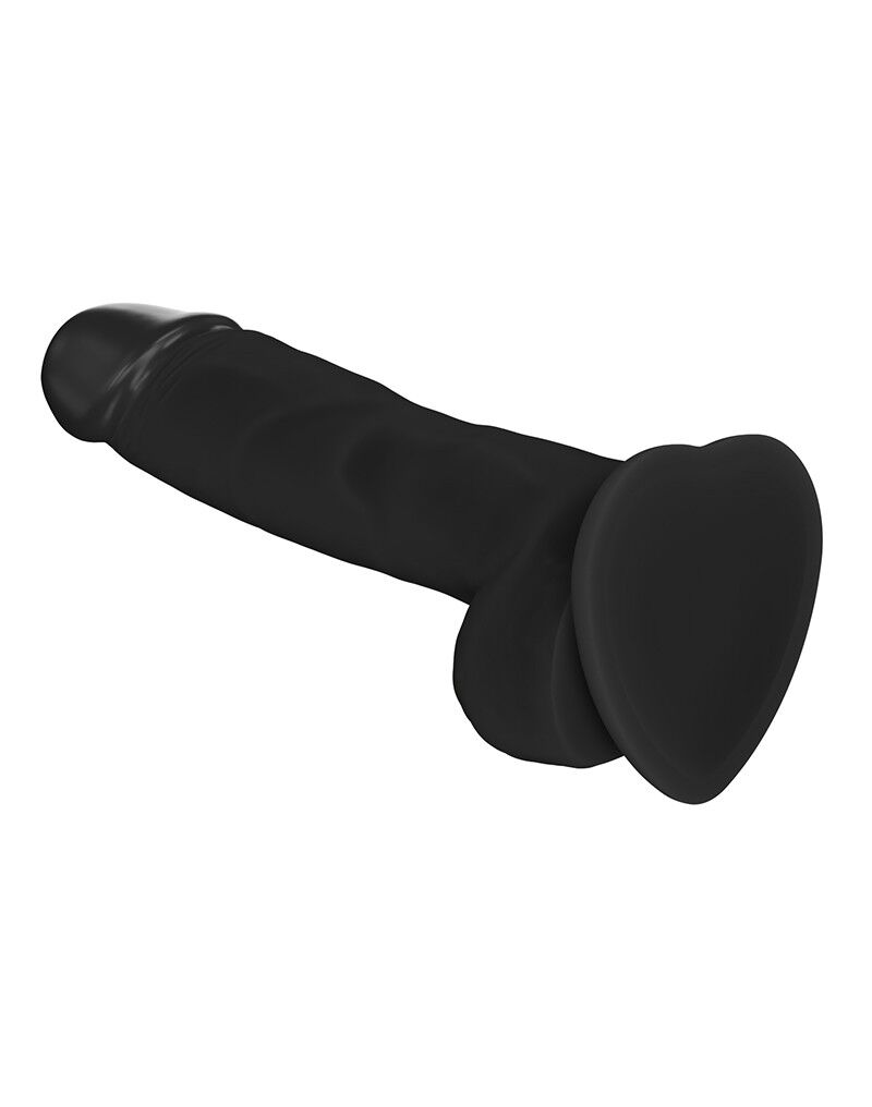 Реалістичний фалоімітатор Strap-On-Me SOFT REALISTIC DILDO Black, L - Зображення 3