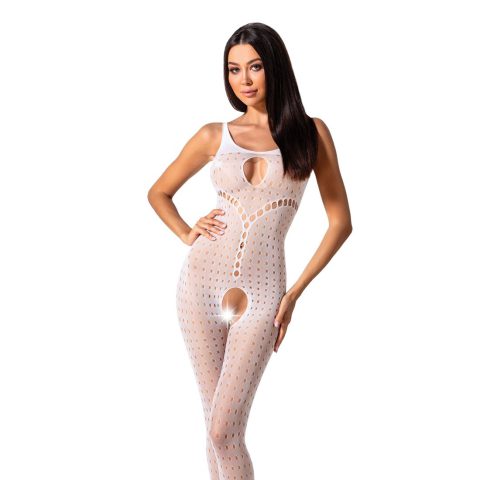 Бодістокінг з інтимним доступом Passion BS078 білий