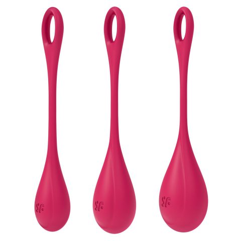 Набір йоні намистин Satisfyer Yoni Power 1 Red, 3 розміри