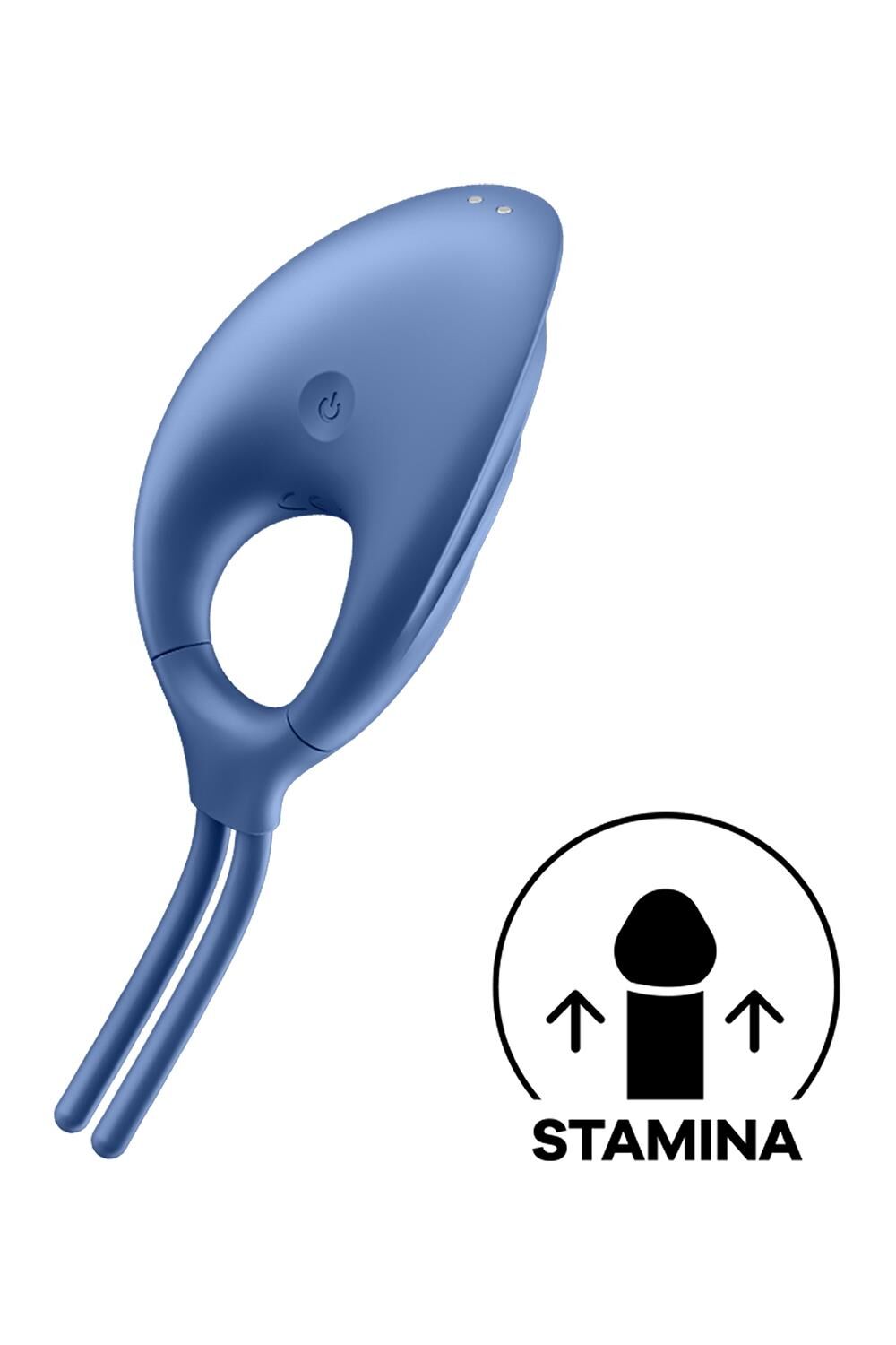 Віброкільце Satisfyer Swordsman Blue з потужним двигуном