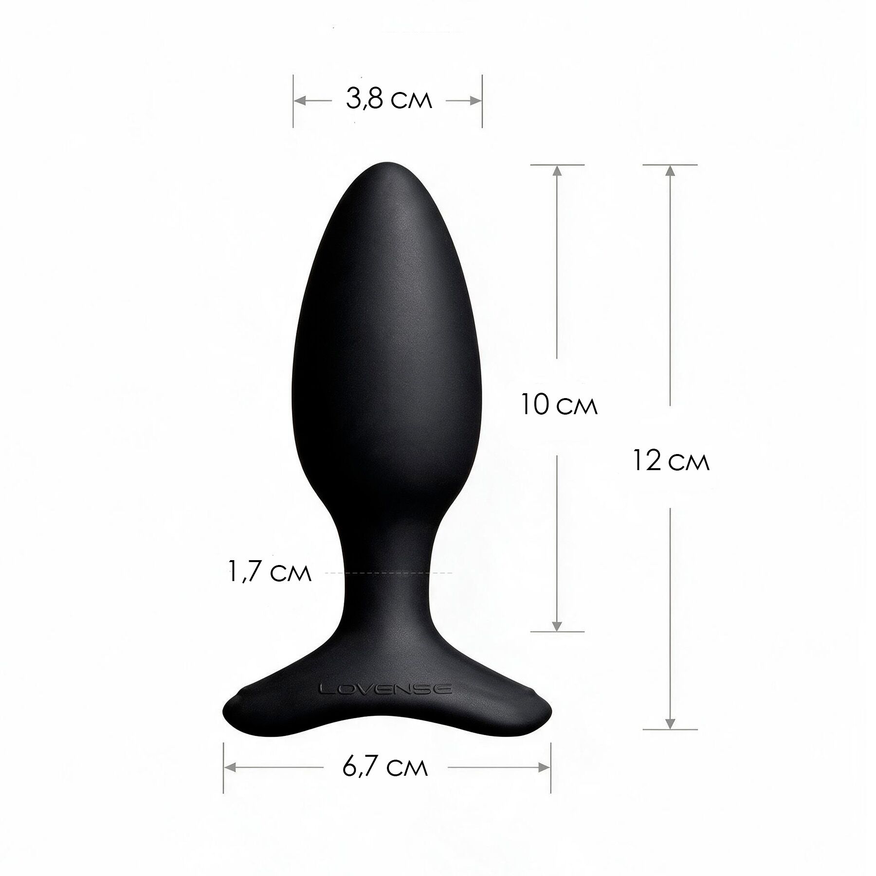 Lovense Hush 2 Smart Anal Plug, Size S - Wireless Control