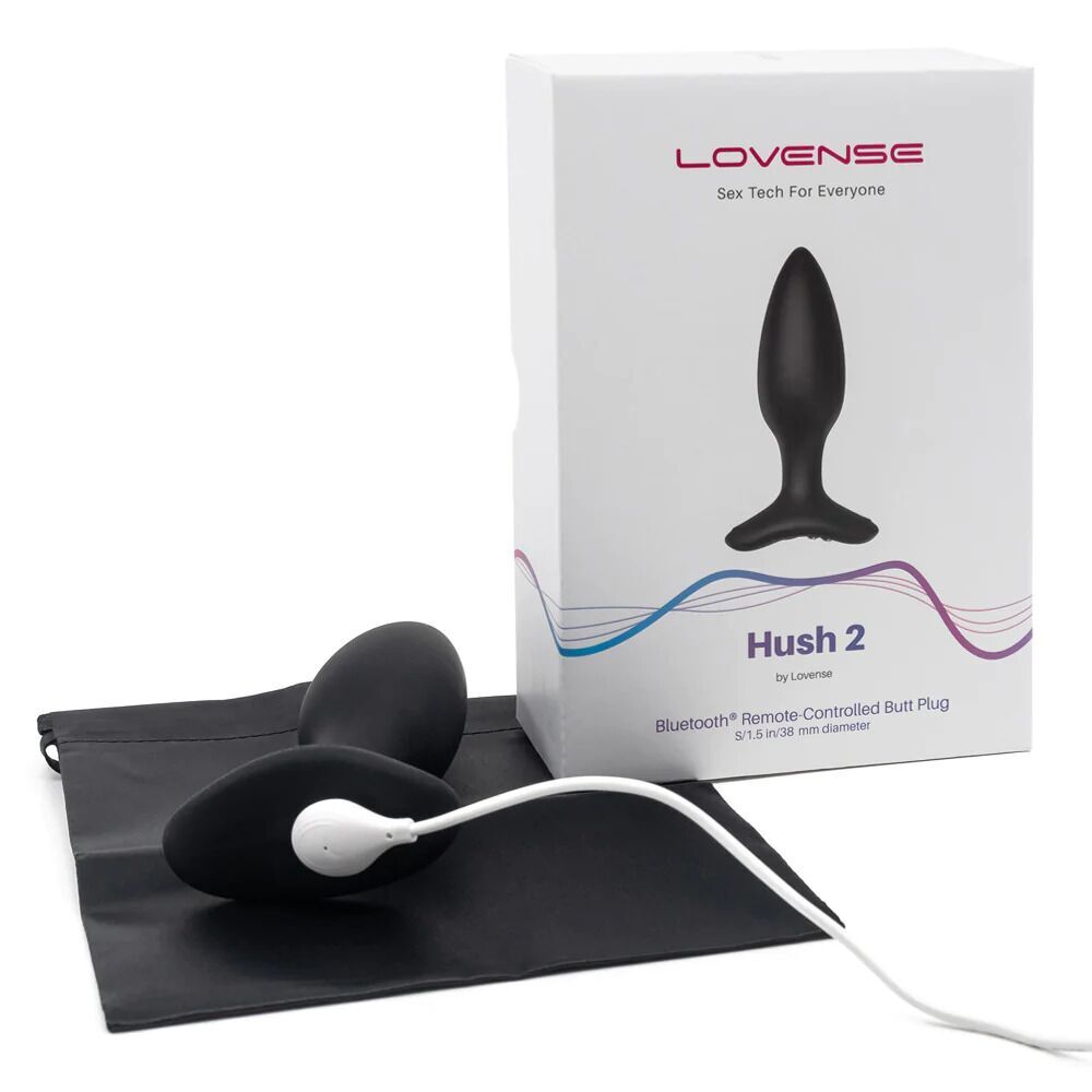 Lovense Hush 2 Smart Anal Plug, Size S - Wireless Control