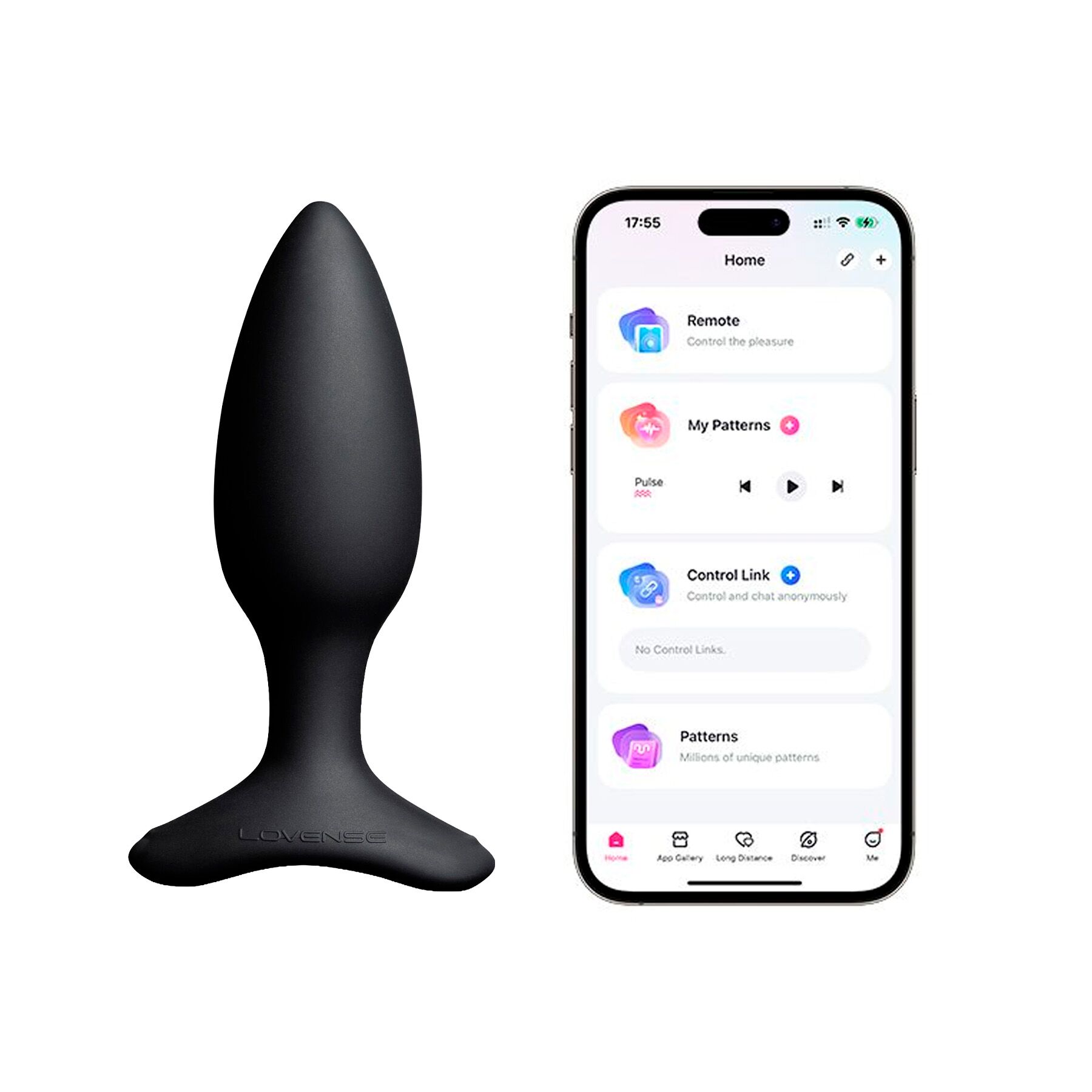 Lovense Hush 2 Smart Anal Plug, Size S - Wireless Control
