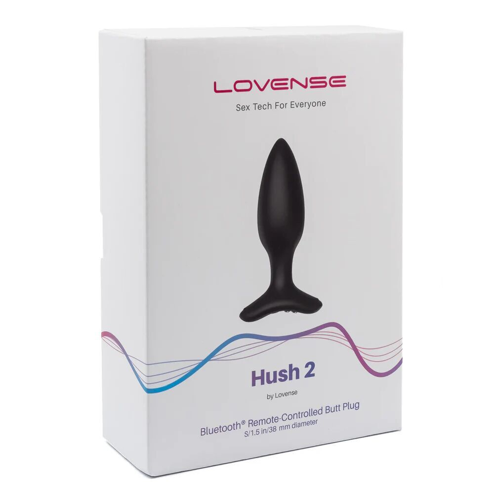 Lovense Hush 2 Smart Anal Plug, Size S - Wireless Control