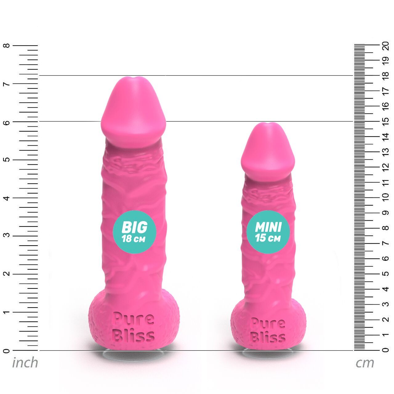Крафтове мило з присоскою Pure Bliss BIG Pink, натуральне - Зображення 5