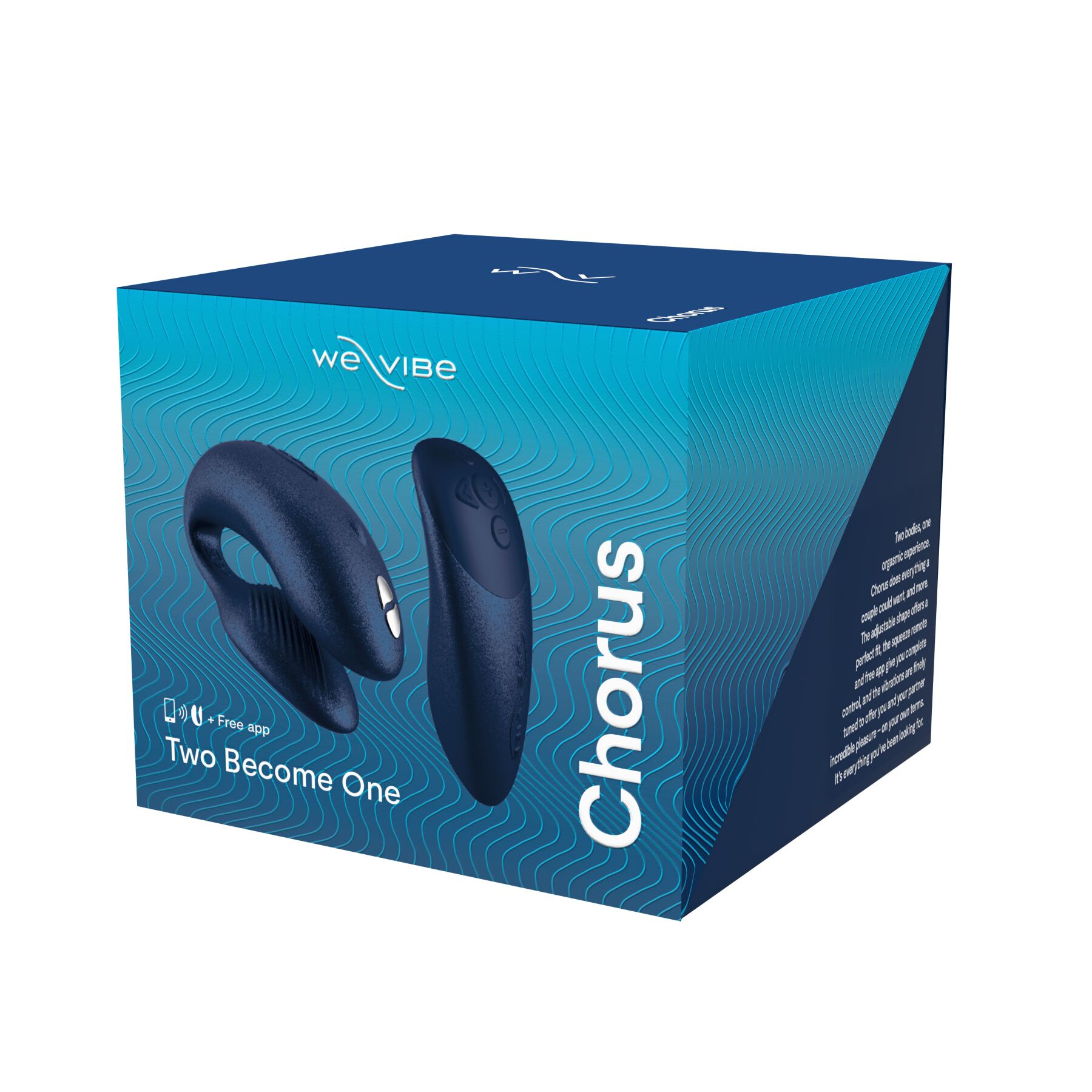 Смарт-вібратор We-Vibe Chorus Cosmic Blue з сенсорним керуванням