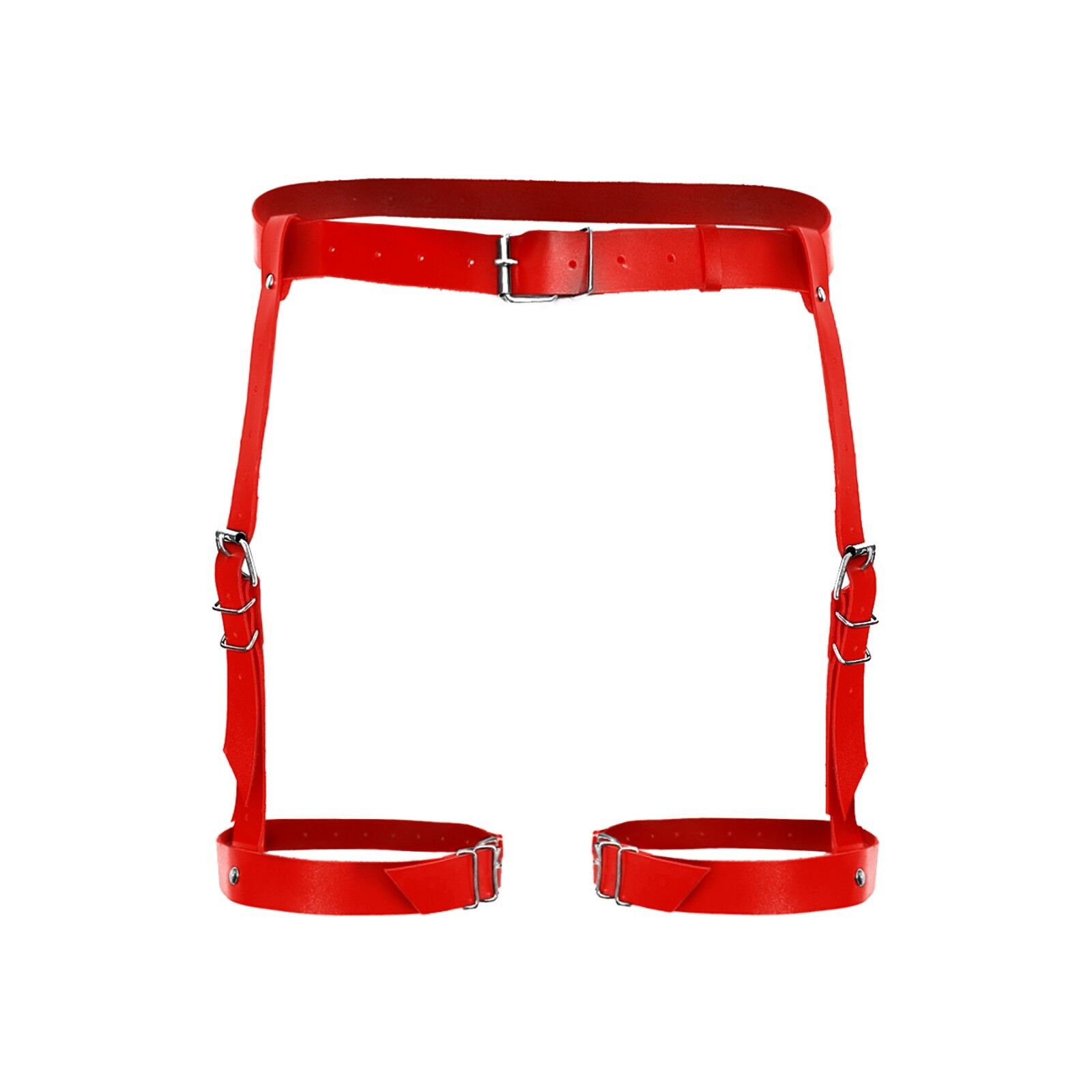 Сексуальні гартери Art of Sex - Gwen із натуральної шкіри, розмір XS-2XL, колір червоний - Зображення 2