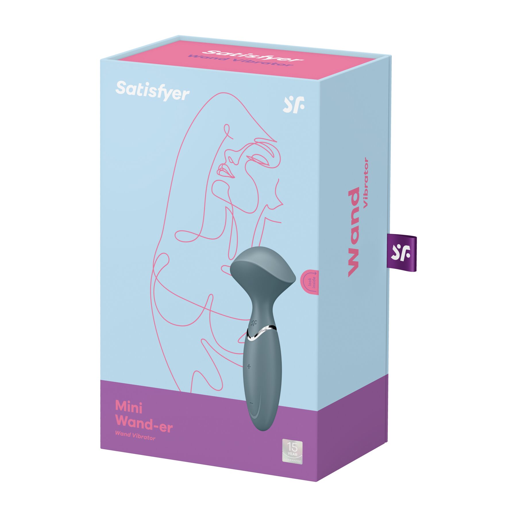 Вібромасажер Satisfyer Mini Wand-er Grey - компактний та потужний