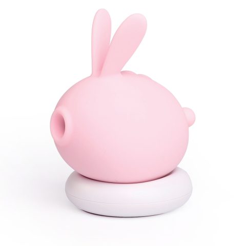 Вакуумний стимулятор з вібрацією KISTOY Too Simple Pink